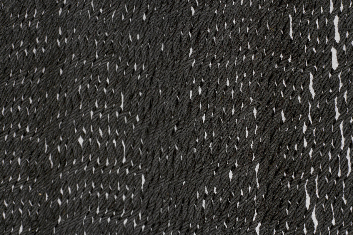 King Size Outdoor Cotton Mexican Hammock In Black
