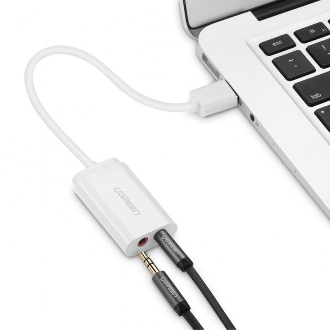 Usb 2.0 External 3.5Mm Sound Card Adapter (30143)