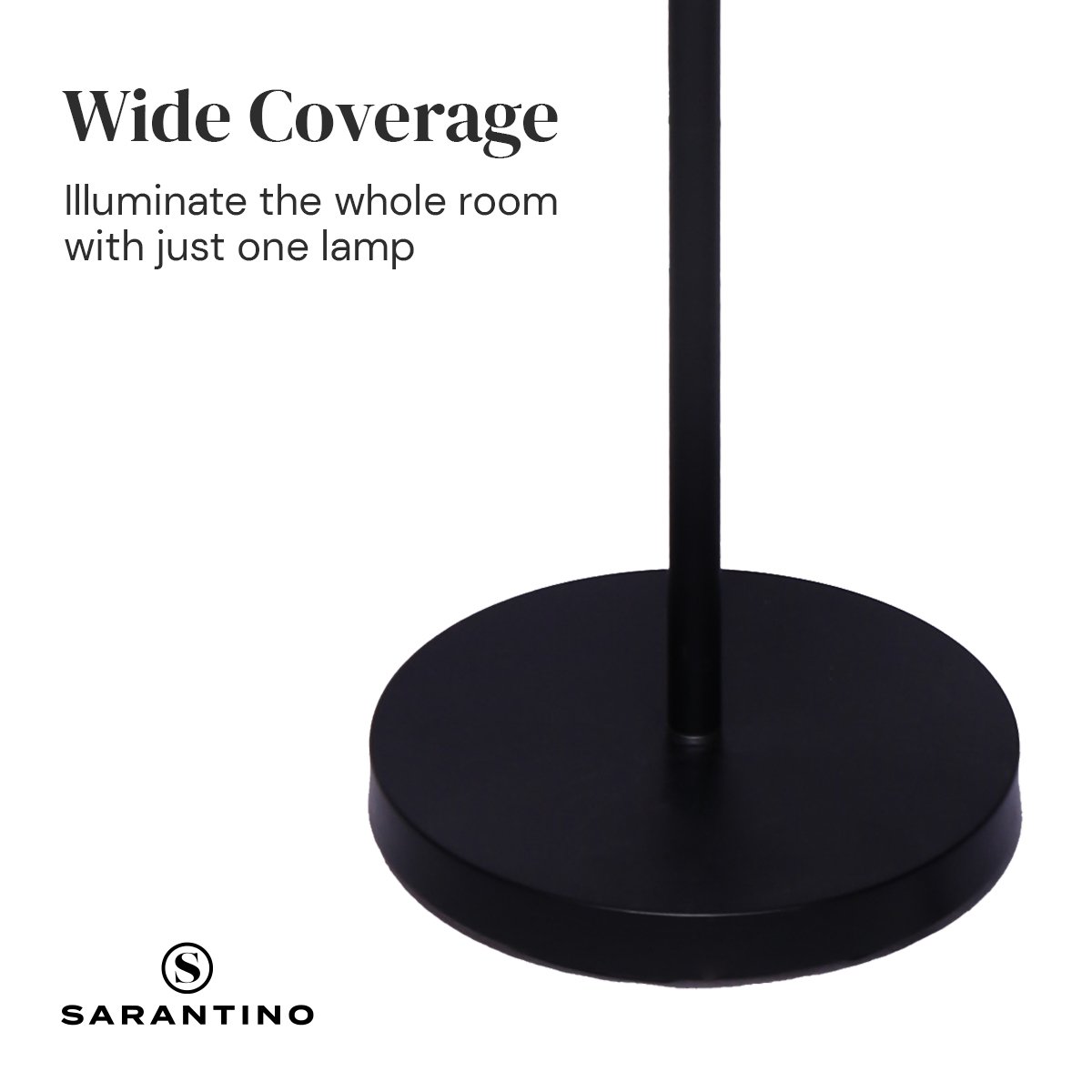 Illuminate Your Space: 4-Light Industrial Floor Lamp