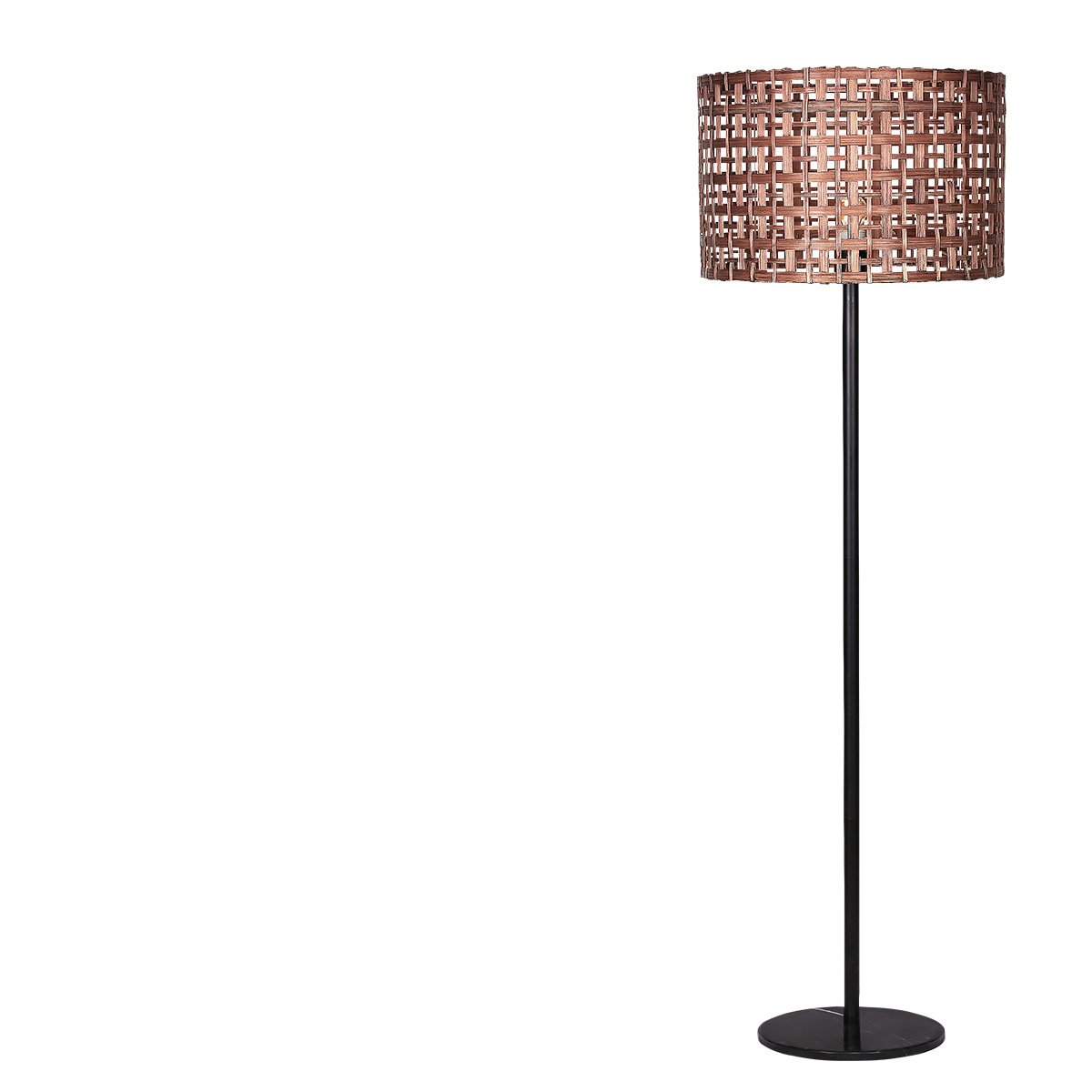 Natural Harmony Rattan Floor Lamp
