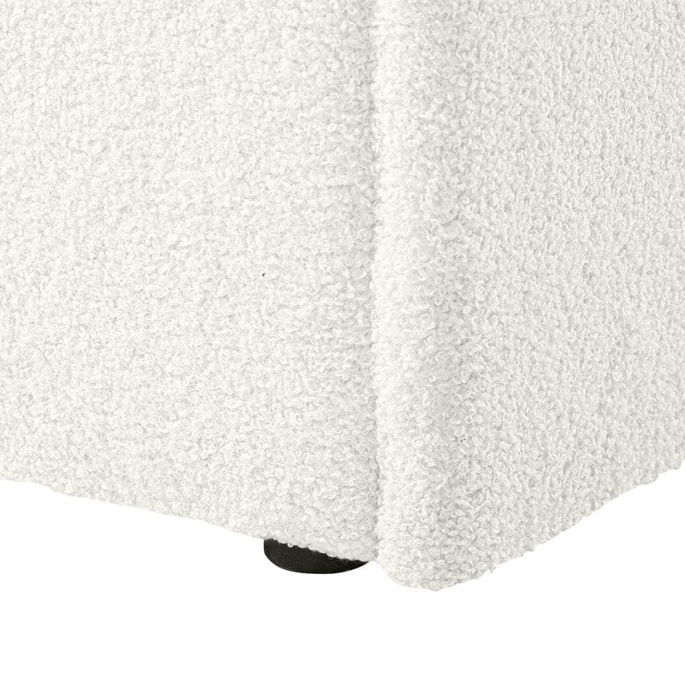 Storage Ottoman XL Sherpa White