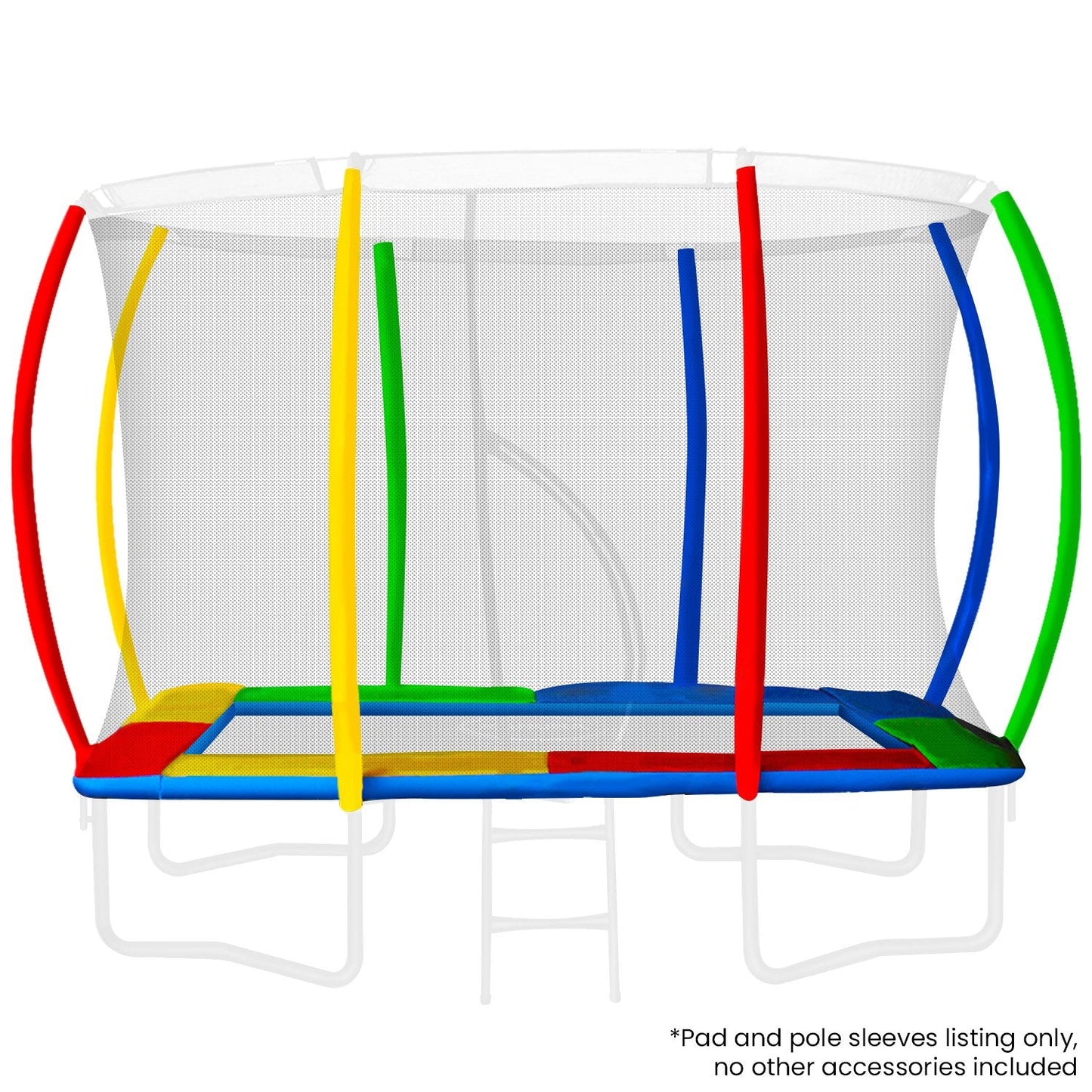 Kahuna Rainbow 6x9ft Trampoline Pad Replacement