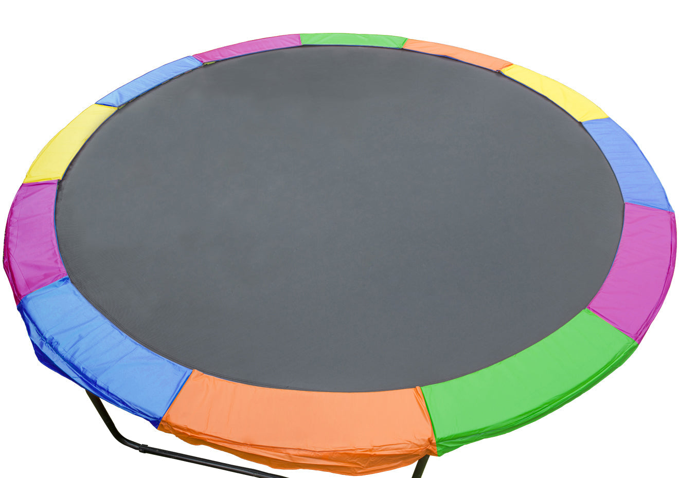 Replacement Trampoline Pad Outdoor Round Spring Cover 8 ft - Rainbow