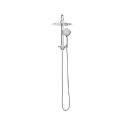 10" Rain Shower Head Set Round 3-Mode Gooseneck Chrome