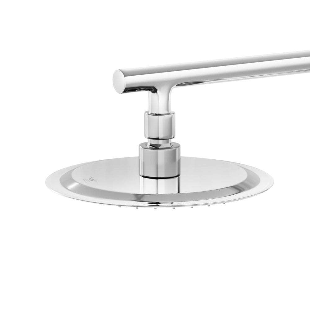 10" Rain Shower Head Set Round 3-Mode Gooseneck Chrome
