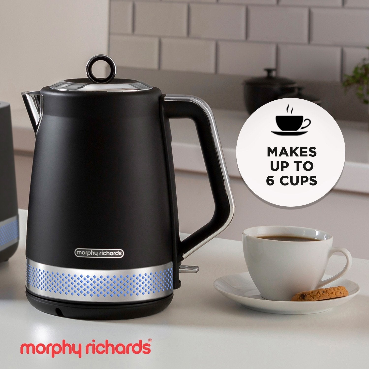 1.7L Illumination Jug Kettle - Black