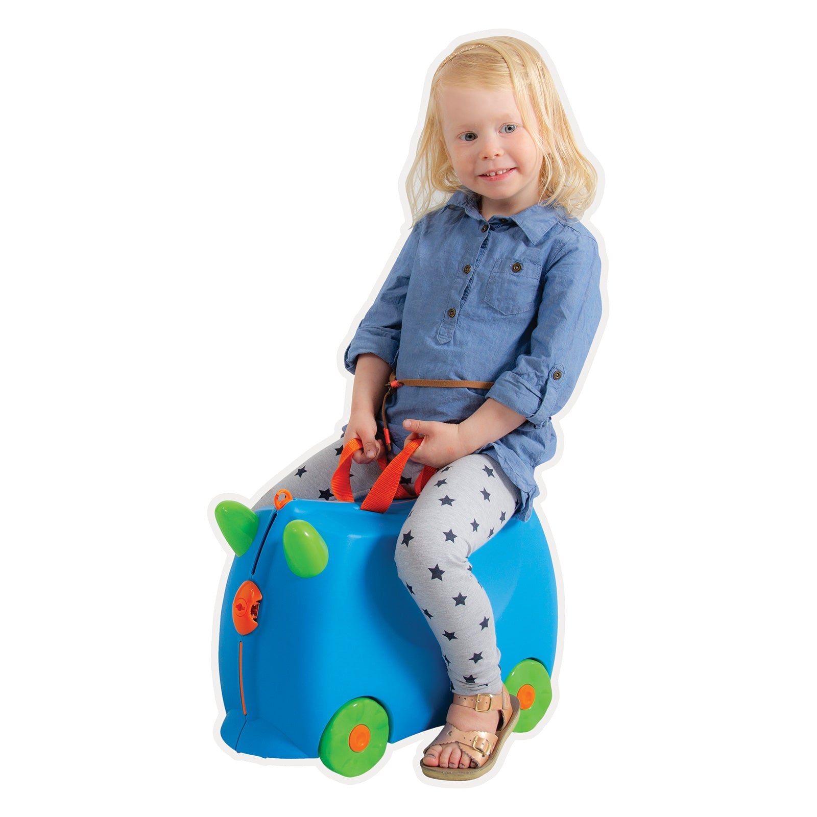 Kiddicare Bon Voyage Kids Ride On travel Bag Blue