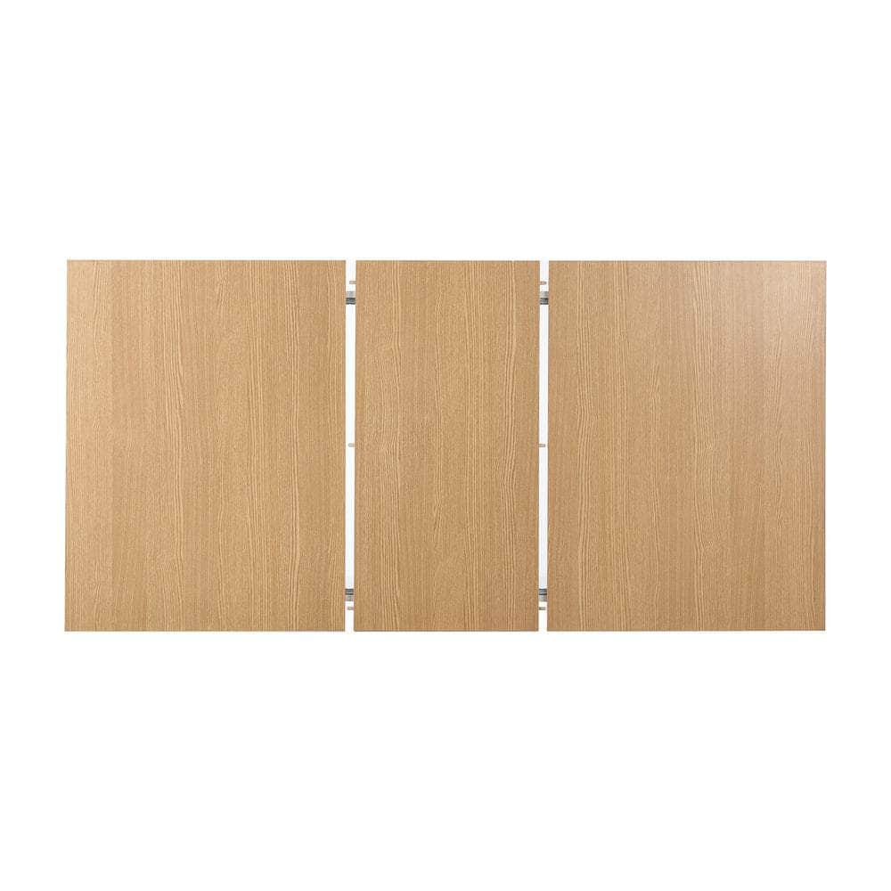 160cm Extendable Dining Table with 4PCS Chairs Velvet Beige