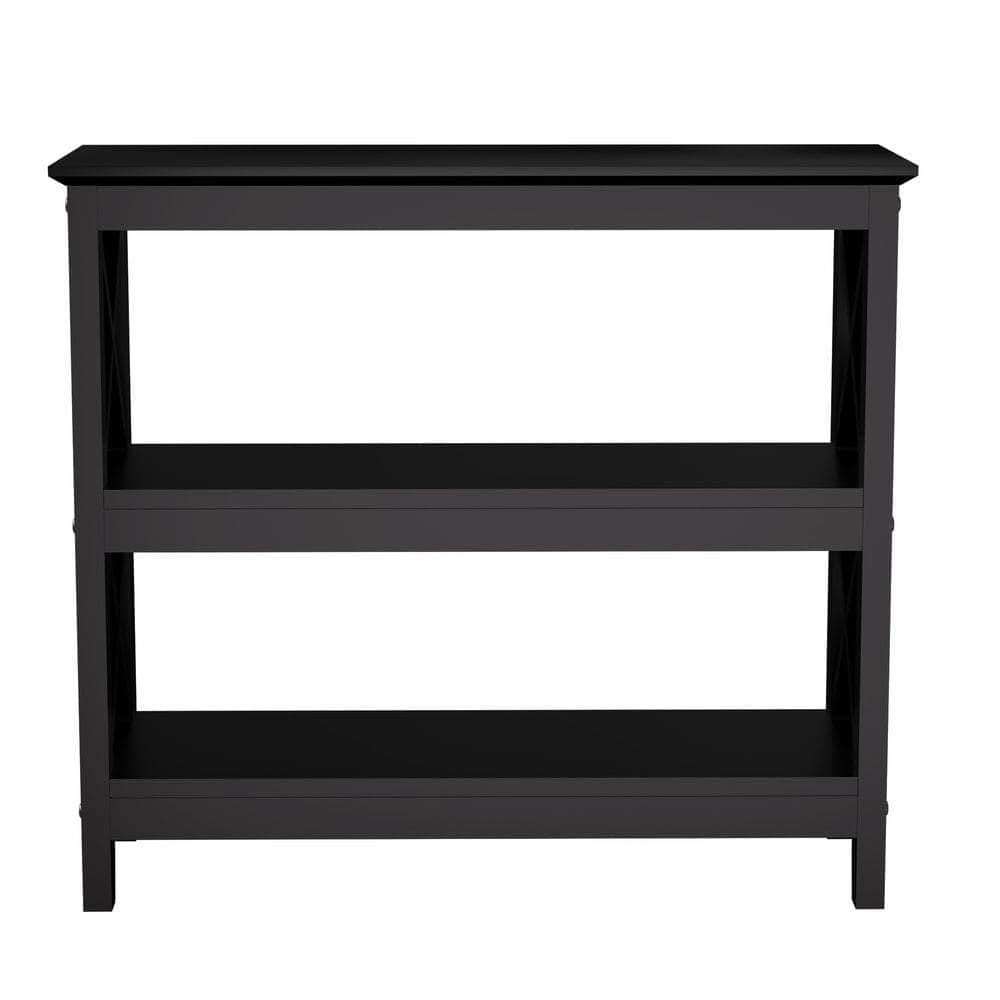 3-Tier Console Table X-Design Wooden Black