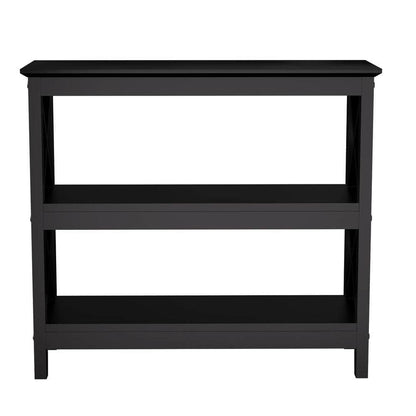 3-Tier Console Table X-Design Wooden Black