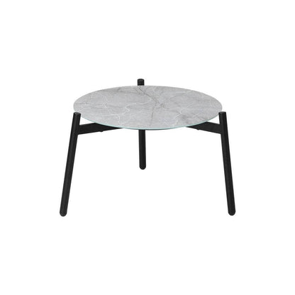 3PCS Outdoor Patio Lounge Set Grey 50cm Coffee Table