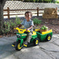 John Deere Ride-on Trike Wagon Set Tricycle Bike Pedal Tractor - 46088