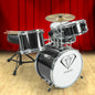 Children's 4pc Drum Kit - Black