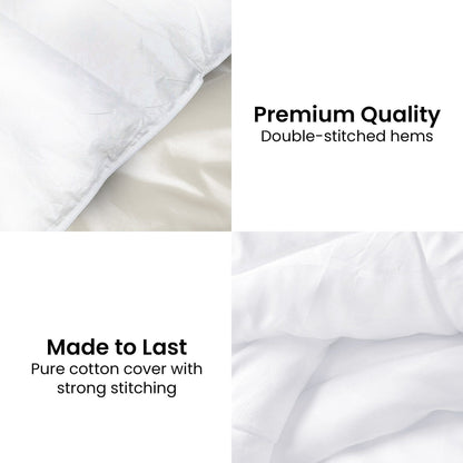 500GSM Duck Down Feather Quilt Comforter Doona - Queen