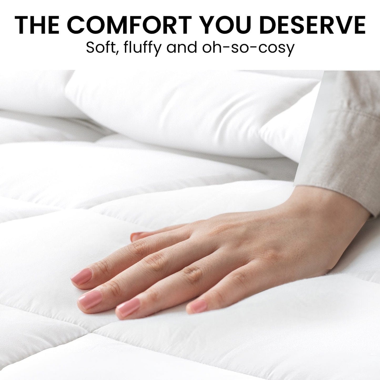 500GSM Goose Down Feather Comforter Doona - Queen