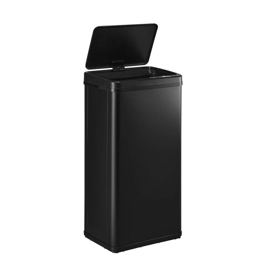 50L Motion Sensor Bin Automatic Rubbish Trash Can Black