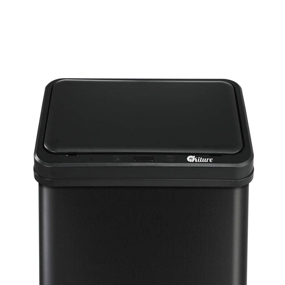 50L Motion Sensor Bin Automatic Rubbish Trash Can Black