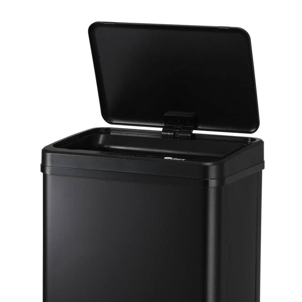 50L Motion Sensor Bin Automatic Rubbish Trash Can Black