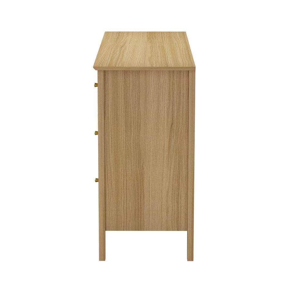 6 Chest of Drawers Dresser Tallboy Natural