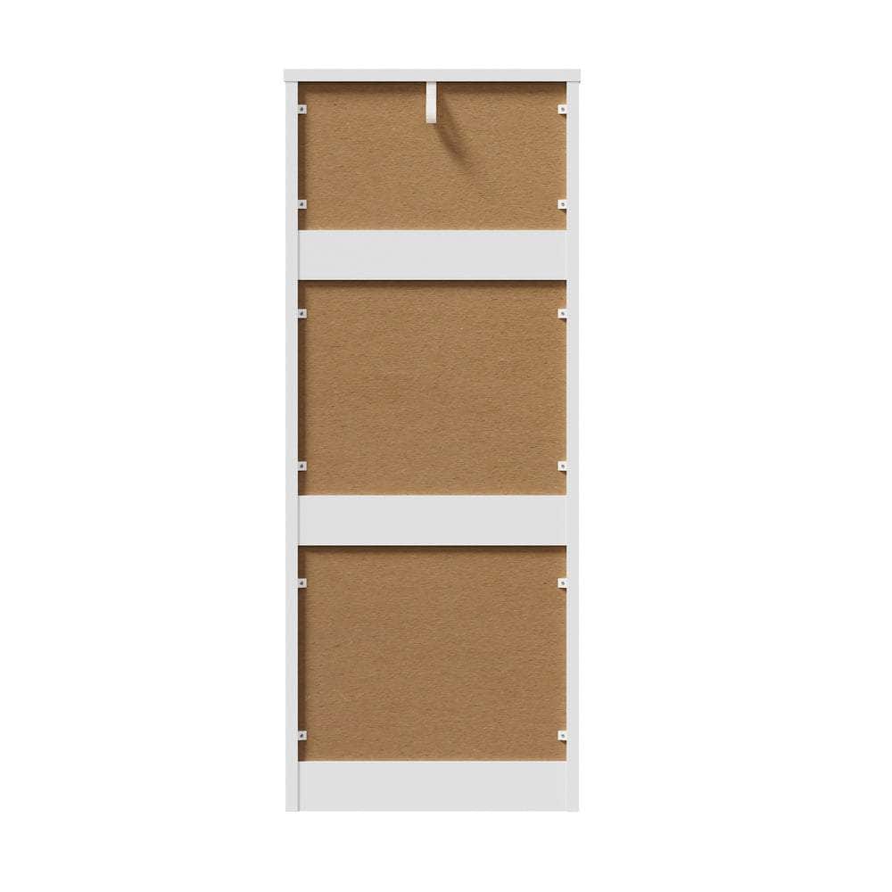 6 Chest of Drawers Lowboy Handle-Free White