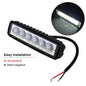 2 X 6" 18W Led Work Light Bar Flood Truck Offroad Mining Ute 4Wd