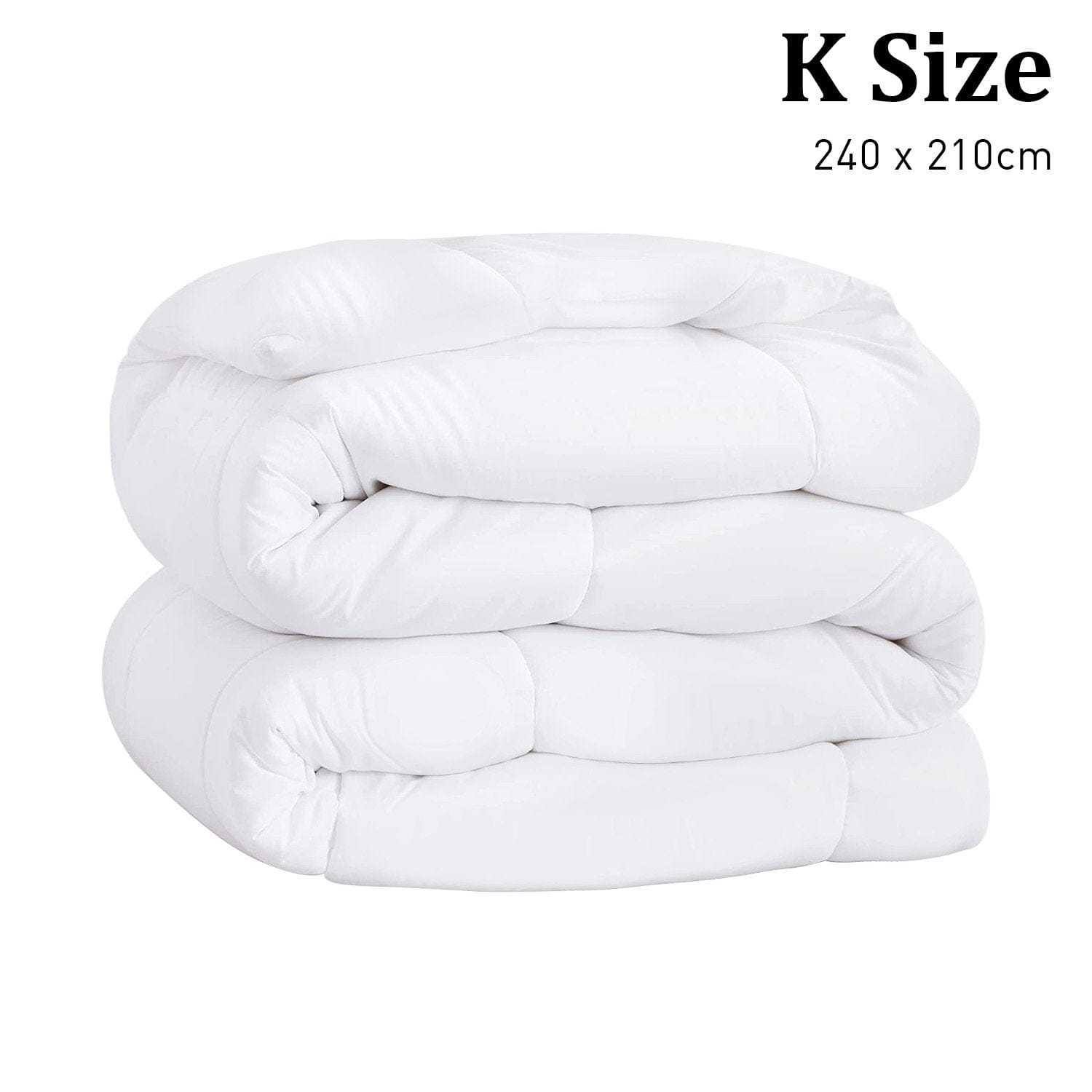 800GSM Goose Down Feather Comforter Doona - Queen/King/Super King
