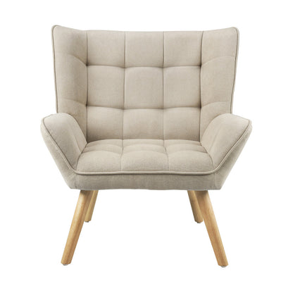 4x Armchair Sofa Lounge Sherpa Upholstered Tub White