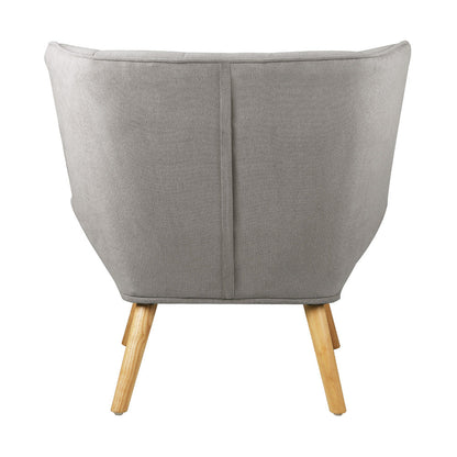 Armchair Accent Chairs Sofa Lounge Fabric Upholstered Tub Chair Grey