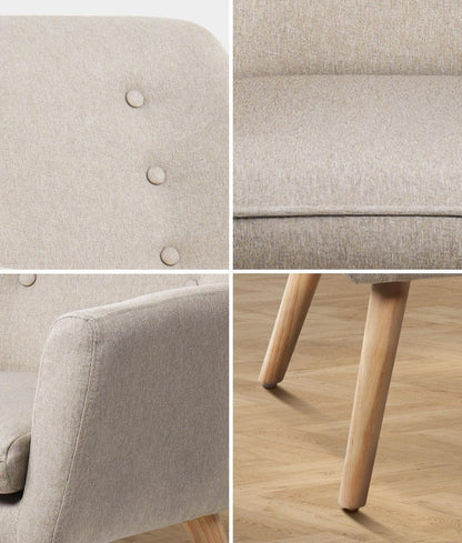 4x Armchair Lounge Chair Sherpa Tub Chairs Sofa White