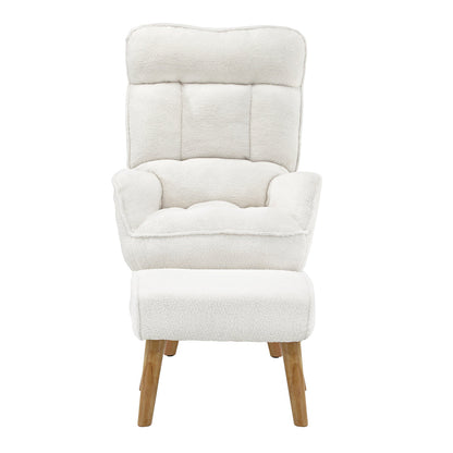 4X 360 Swivel Recliner Armchair Lounge with Stool Sherpa