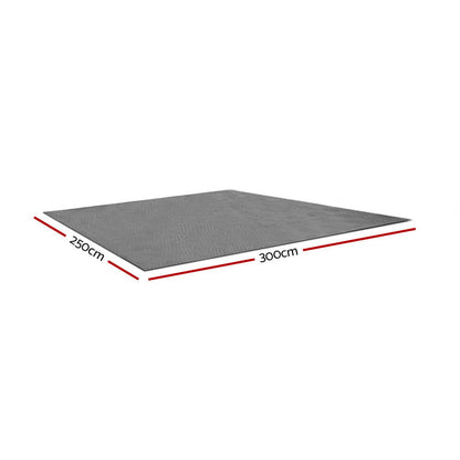 3M X 2.5M Caravan Camping Floor Matting Mesh