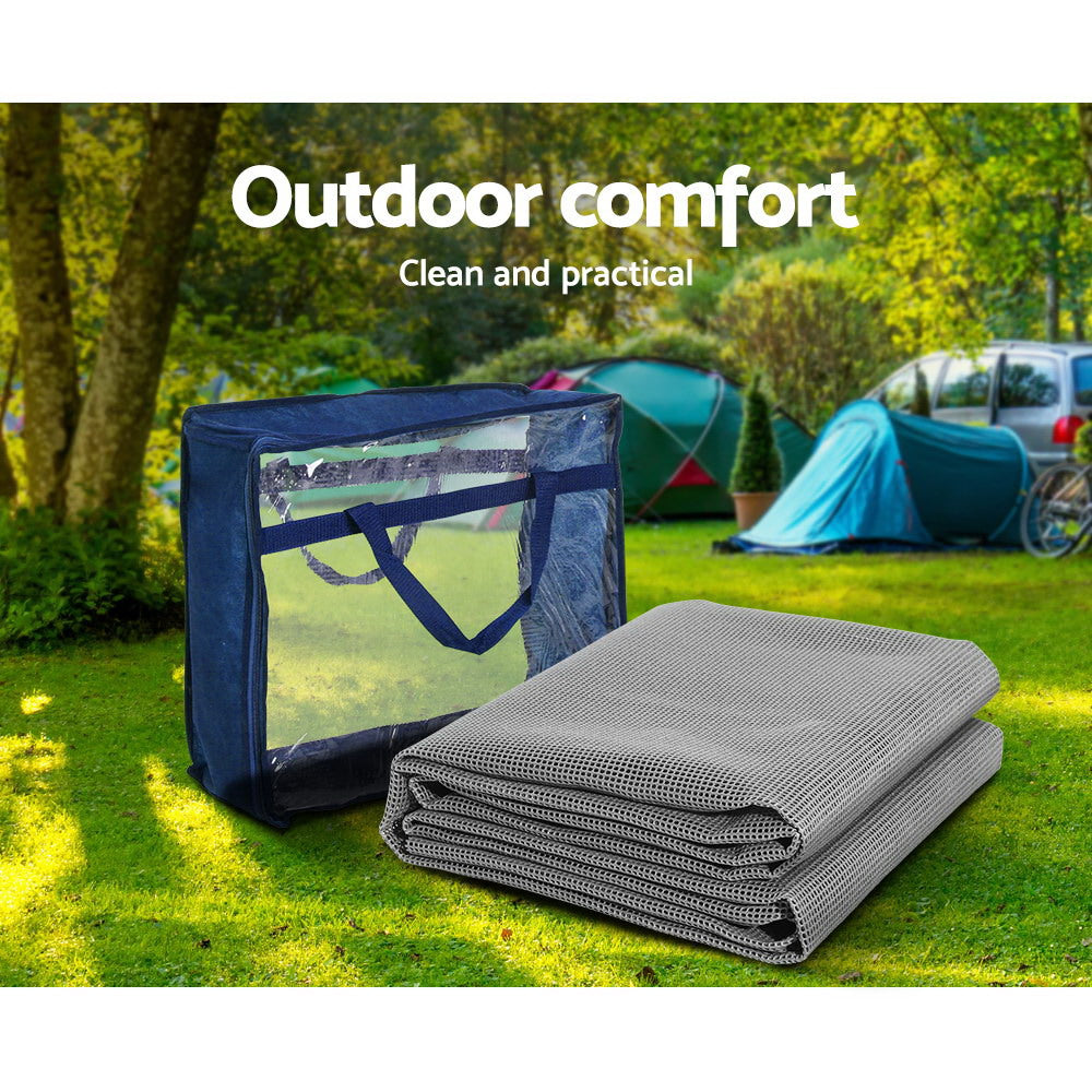 3M X 2.5M Caravan Camping Floor Matting Mesh