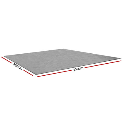 3M X 2.5M Caravan Camping Floor Matting Mesh (2Pcs)