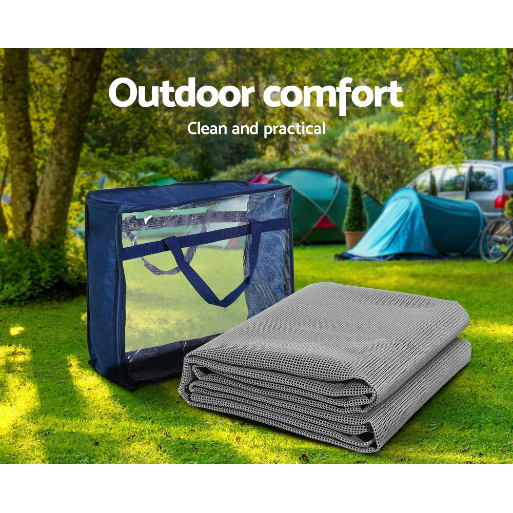 4M X 2.5M Caravan Camping Floor Matting Mesh
