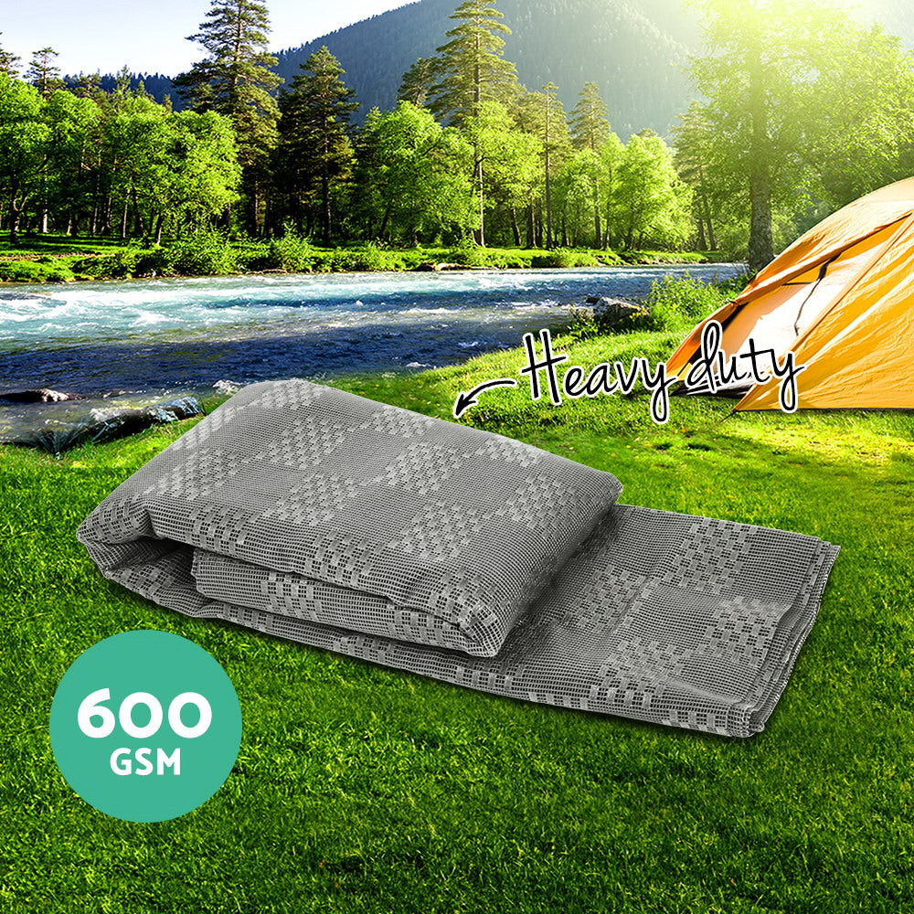 6M X 2.5M 600Gsm Caravan Camping Floor Matting Mesh