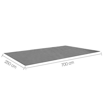 7M X 2.5M 600Gsm Caravan Camping Floor Matting Mesh