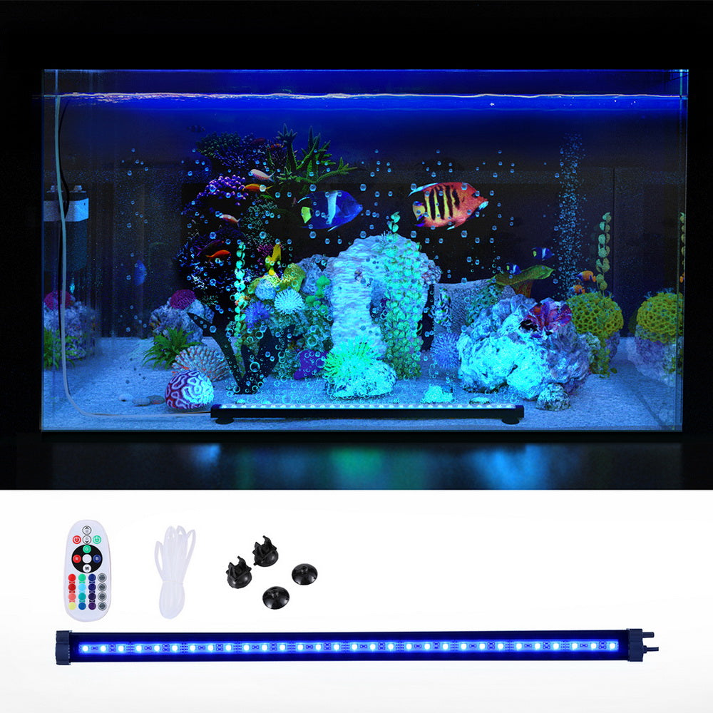 Aquarium Light Submersible 52CM/67CM/88CM Air Bubble LED Light