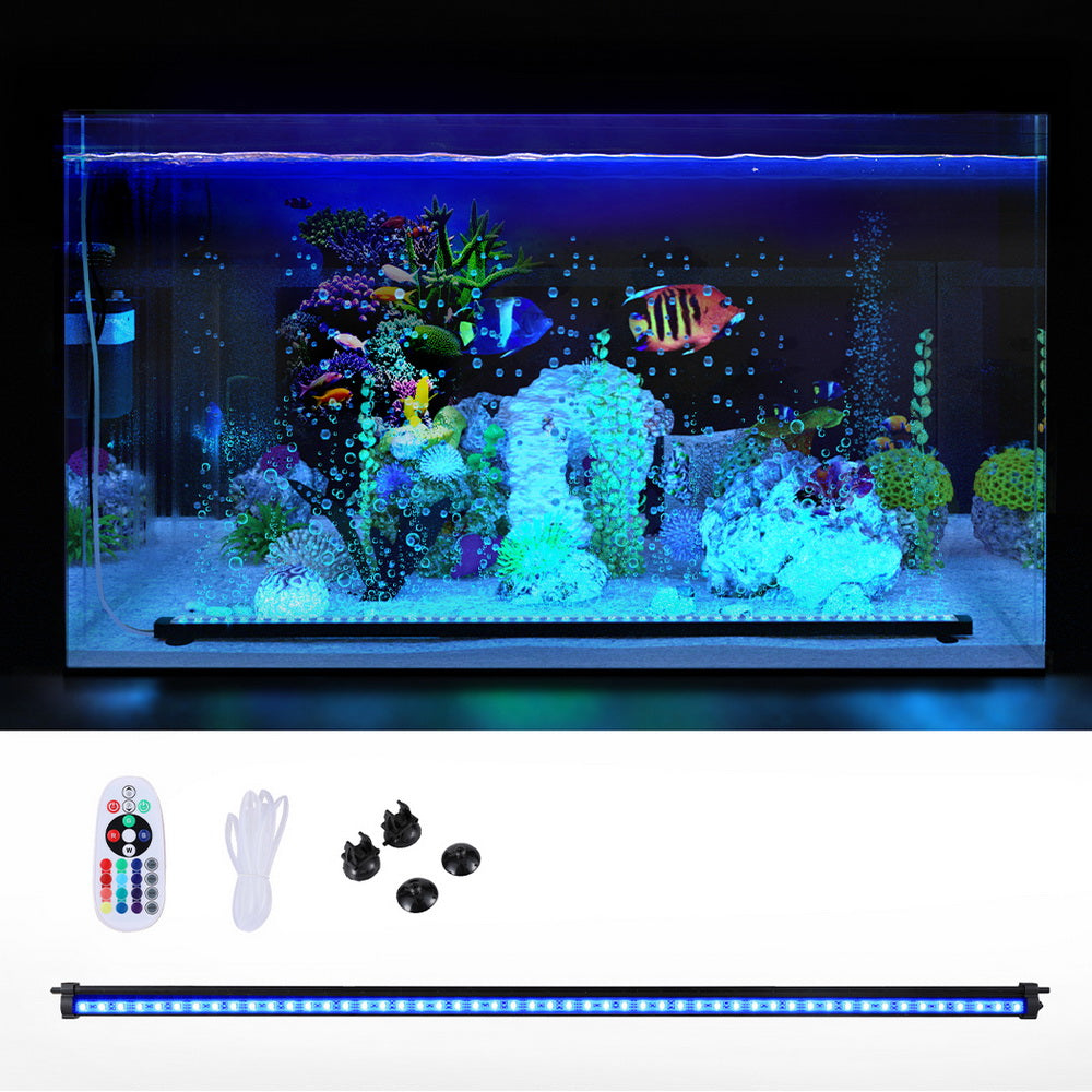 Aquarium Light Submersible 52CM/67CM/88CM Air Bubble LED Light