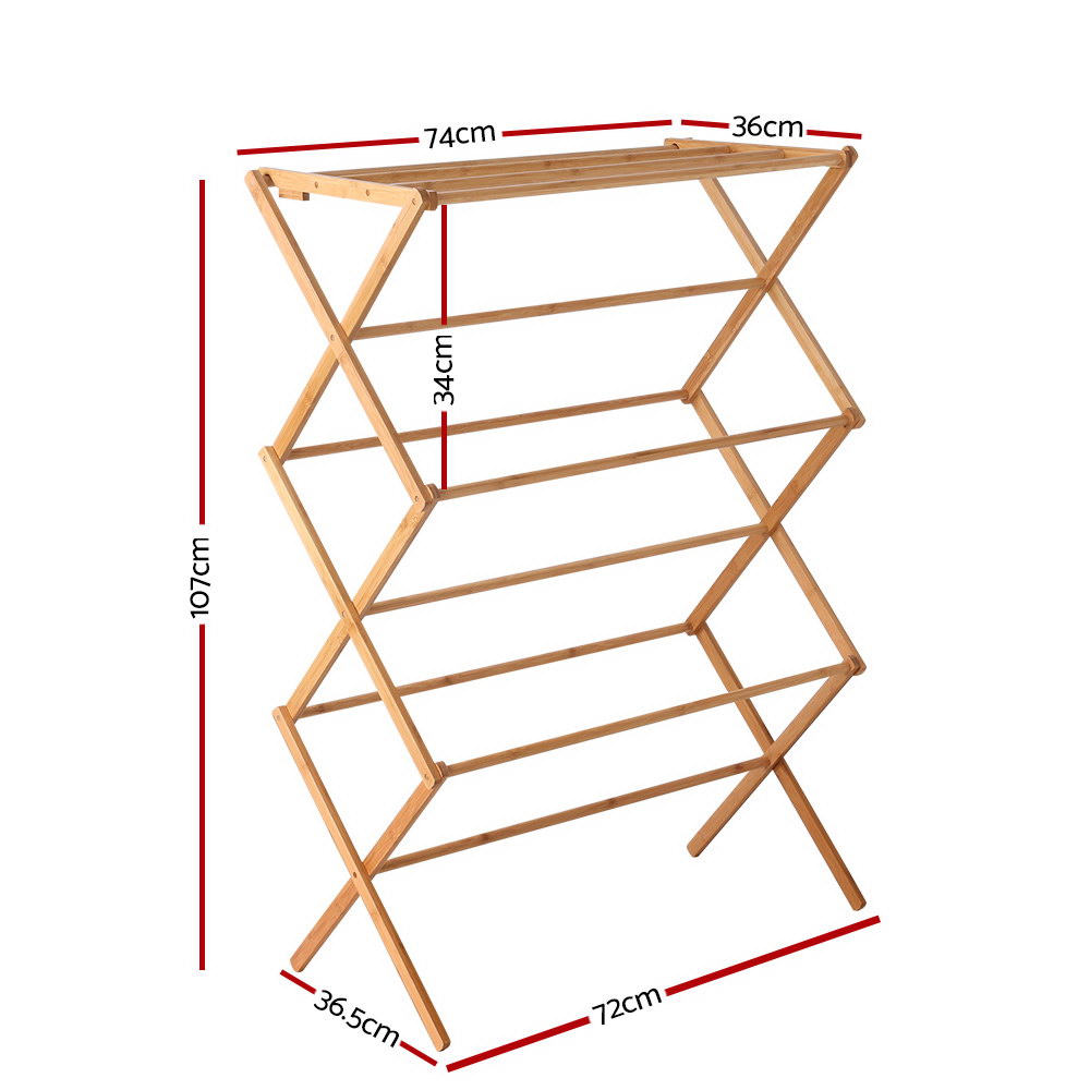 Clothes Airer Coat Rack Foldable Hanger Dryer