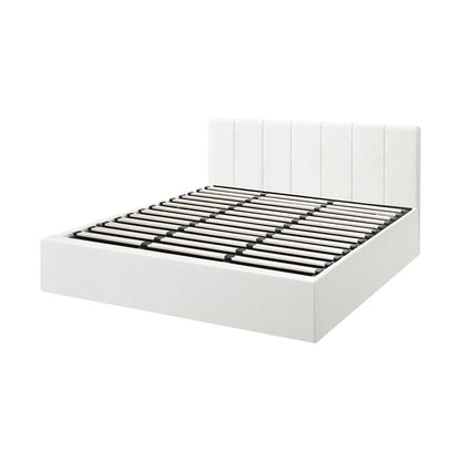 Bed Frame Double/King/King Single/Queen/Single Size Gas Lift Base PU Leather ZOE