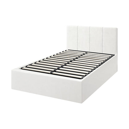 Bed Frame Double/King/King Single/Queen/Single Size Gas Lift Base PU Leather ZOE