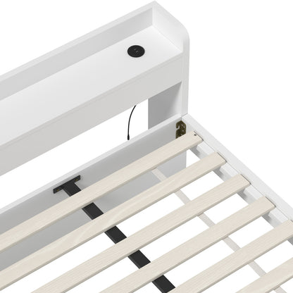 Single Queen King & Double Bed Frame with USB Charging Ports & 2 Storage Drawers Bedroom Furniture