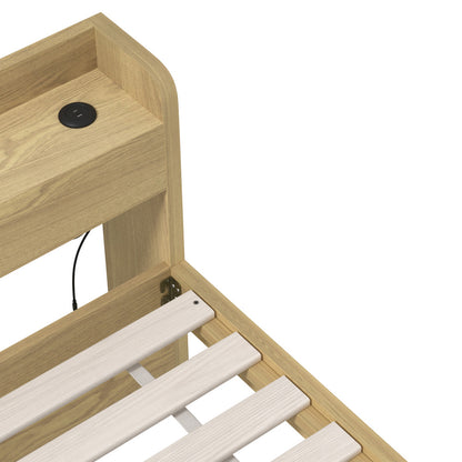 Single Queen King & Double Bed Frame with USB Charging Ports & 2 Storage Drawers Bedroom Furniture