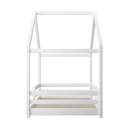 Kids Bed Frame Single Wooden Bedframe Mattress Base Timber Platform