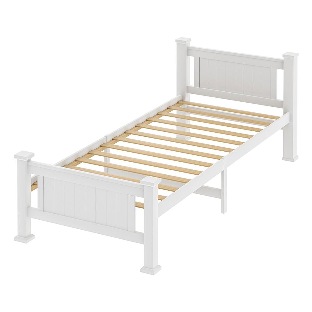  Wooden Bed Frame Single Size Pine Wood Timber Base Bedroom