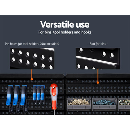 30 Storage Bin Rack Wall Mounted