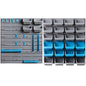 44 Storage Bin Rack Wall Mounted Peg Board