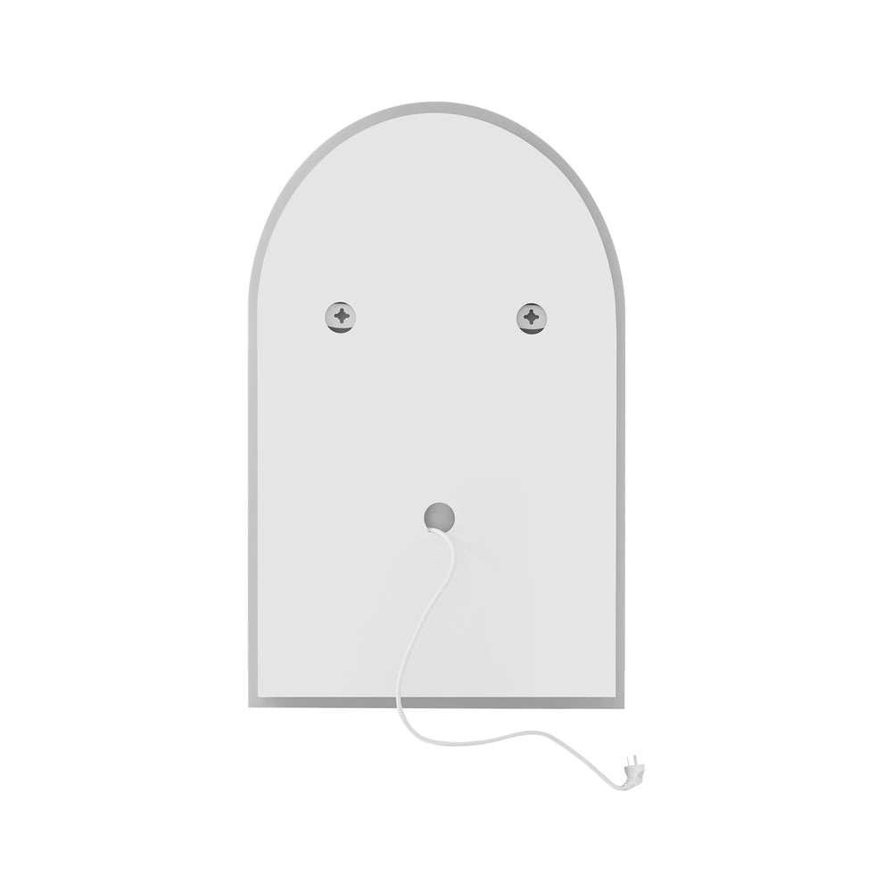 LED Arched Bathroom Mirror Anti-fog Smart 86x50cm