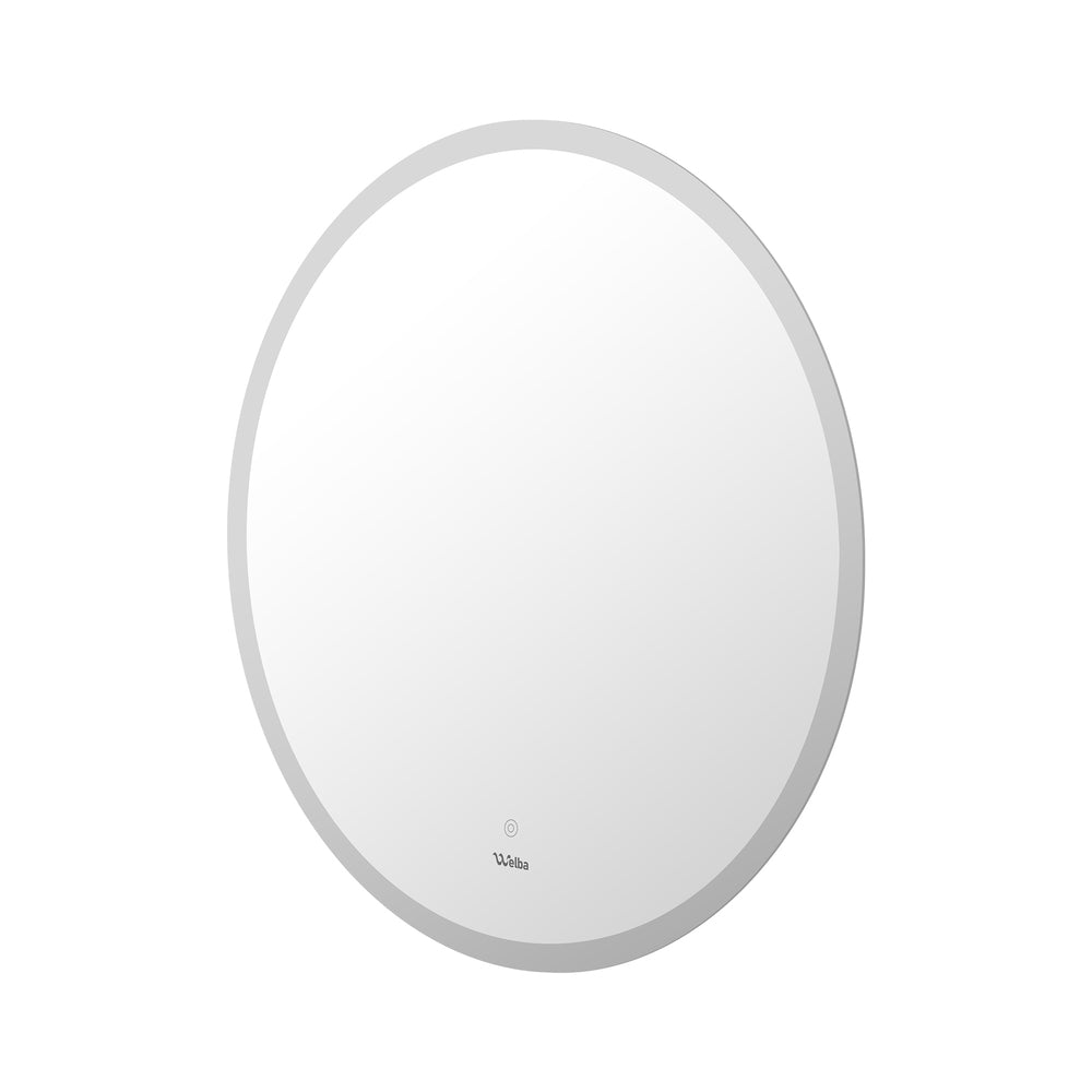Bathroom LED Mirror 90cm Round Mirror Wall Mounted Vanity Mirror