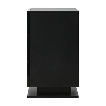 Bedside Tables Set of 2 LED Nightstand